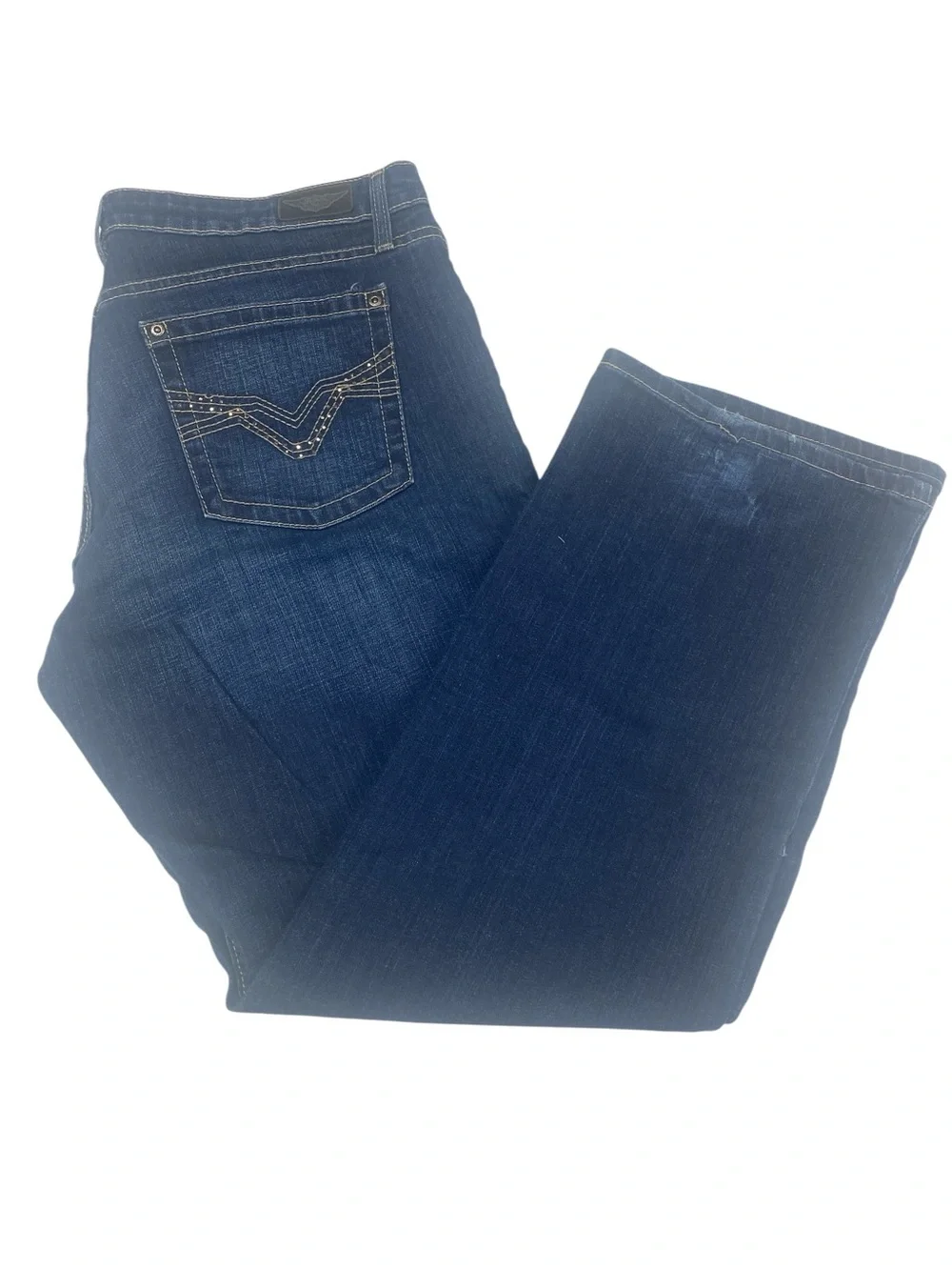 Harley-Davidson Women's Dark Indigo Boot Cut Jeans Size 18P